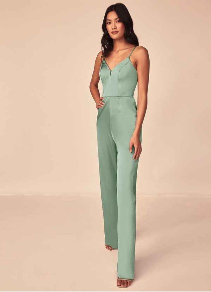 Syekd Elizabella Stretch Satin Jumpsuit Syekd Elizabella Stretch Satin Jumpsuit