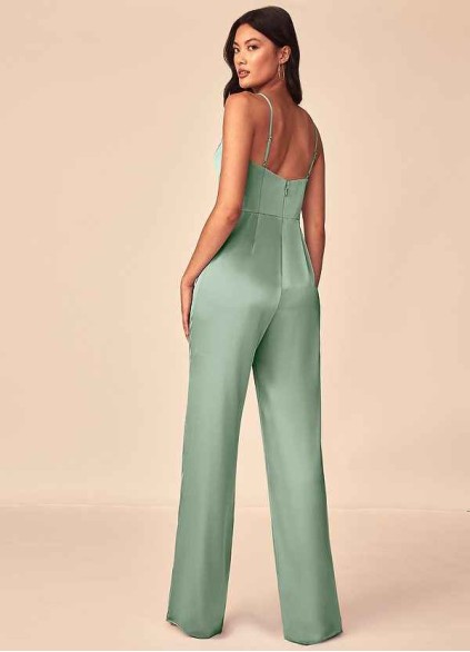 Syekd Elizabella Stretch Satin Jumpsuit Syekd Elizabella Stretch Satin Jumpsuit
