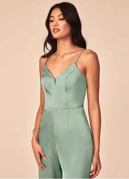 Syekd Elizabella Stretch Satin Jumpsuit Syekd Elizabella Stretch Satin Jumpsuit