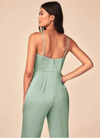 Syekd Elizabella Stretch Satin Jumpsuit Syekd Elizabella Stretch Satin Jumpsuit