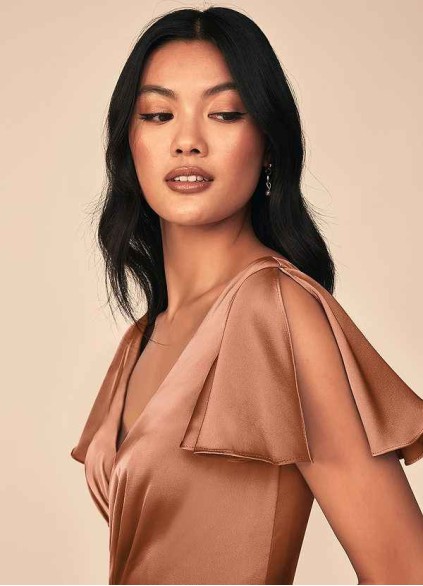 Syekd Soren Stretch Satin Dress Syekd Soren Stretch Satin Dress