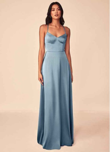 Syekd Mei Stretch Satin Dress