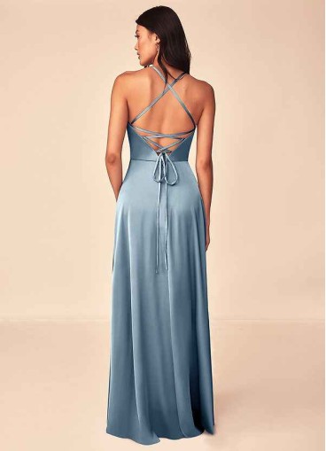 Syekd Mei Stretch Satin Dress