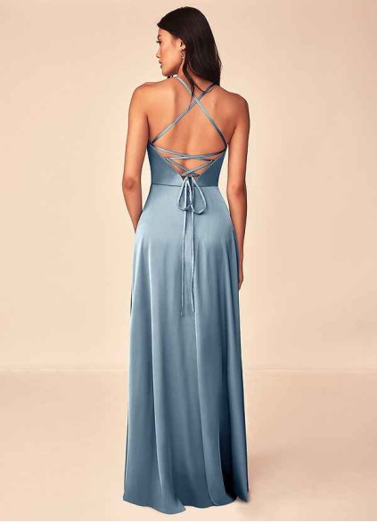 Syekd Mei Stretch Satin Dress Syekd Mei Stretch Satin Dress
