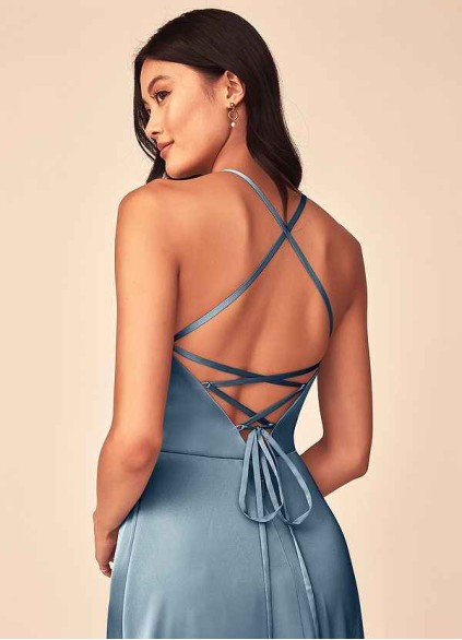Syekd Mei Stretch Satin Dress Syekd Mei Stretch Satin Dress