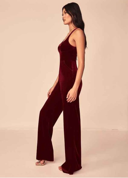 Syekd Emmette Velvet Jumpsuit Syekd Emmette Velvet Jumpsuit