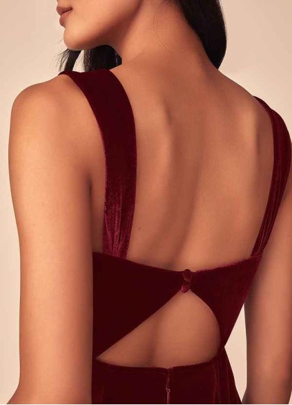 Syekd Lanessa Velvet Dress Syekd Lanessa Velvet Dress