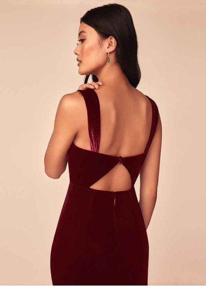 Syekd Lanessa Velvet Dress Syekd Lanessa Velvet Dress