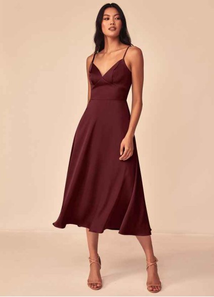 Syekd Dottie Stretch Satin Dress Syekd Dottie Stretch Satin Dress