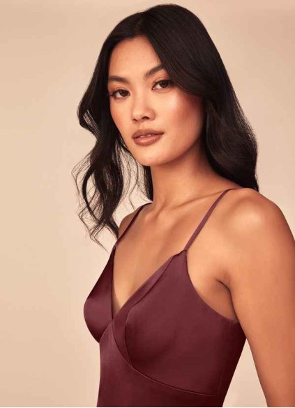 Syekd Dottie Stretch Satin Dress Syekd Dottie Stretch Satin Dress