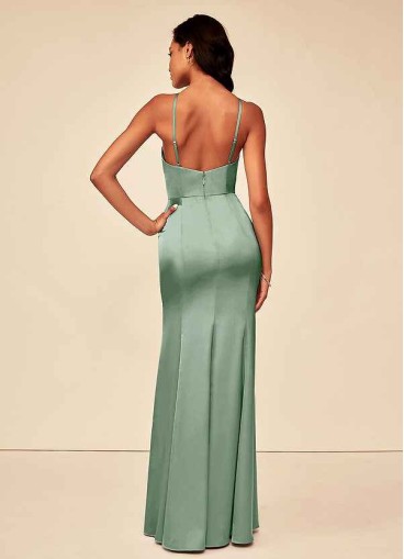 Syekd Stacey Stretch Satin Dress