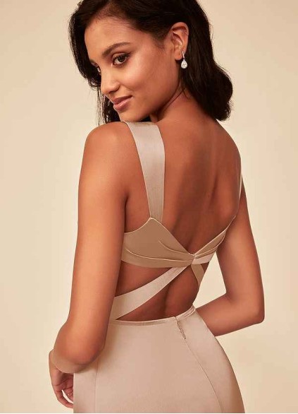 Syekd Alexia Stretch Satin Dress Syekd Alexia Stretch Satin Dress