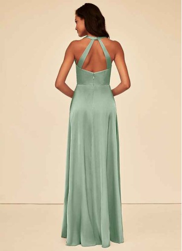 Syekd Ceria Stretch Satin Dress