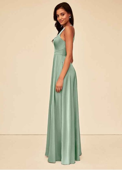 Syekd Ceria Stretch Satin Dress Syekd Ceria Stretch Satin Dress