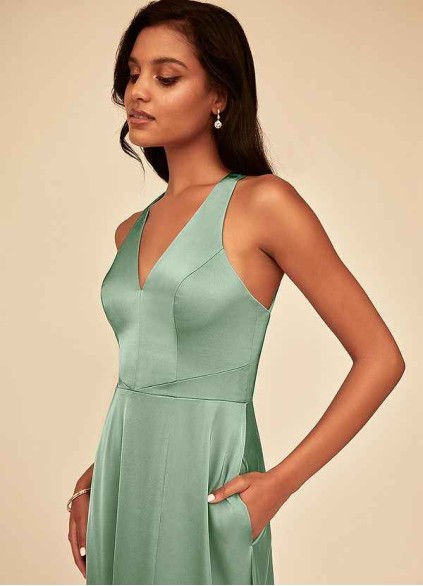 Syekd Ceria Stretch Satin Dress Syekd Ceria Stretch Satin Dress