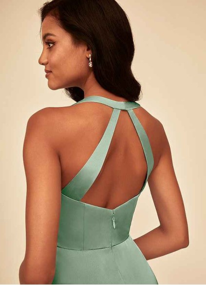 Syekd Ceria Stretch Satin Dress Syekd Ceria Stretch Satin Dress