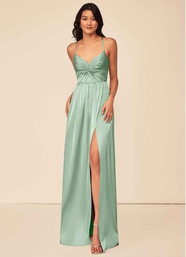 Syekd Raya Stretch Satin Dress