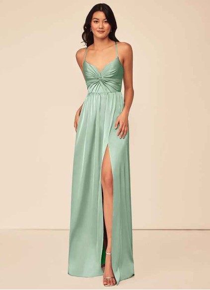 Syekd Raya Stretch Satin Dress