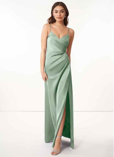 Syekd Maci Stretch Satin Dress