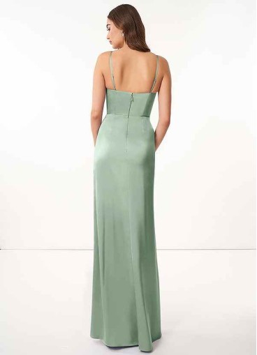 Syekd Maci Stretch Satin Dress