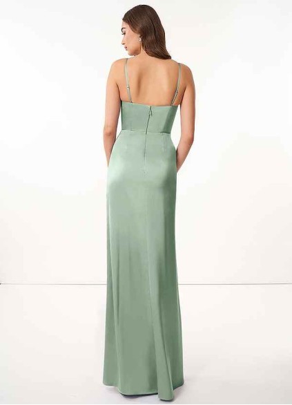 Syekd Maci Stretch Satin Dress