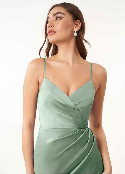 Syekd Maci Stretch Satin Dress