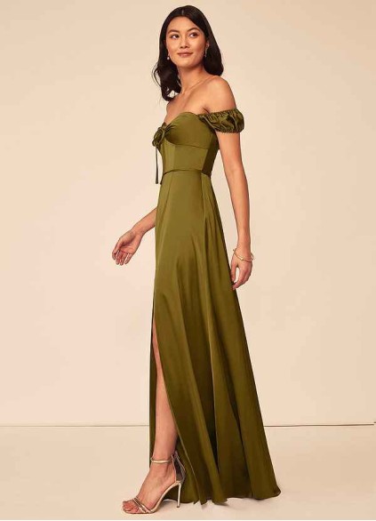 Syekd Asha Stretch Satin Dress Syekd Asha Stretch Satin Dress