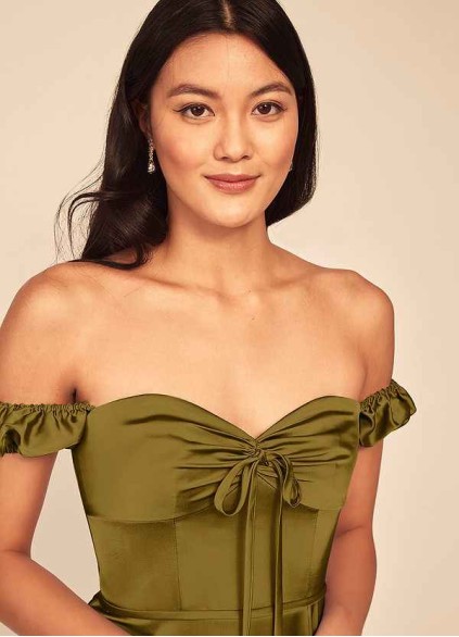 Syekd Asha Stretch Satin Dress Syekd Asha Stretch Satin Dress