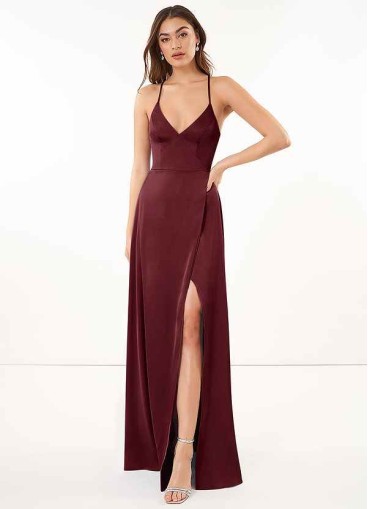 Syekd Maksim Stretch Satin Dress