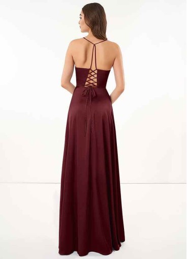 Syekd Maksim Stretch Satin Dress