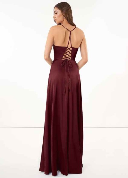 Syekd Maksim Stretch Satin Dress Syekd Maksim Stretch Satin Dress