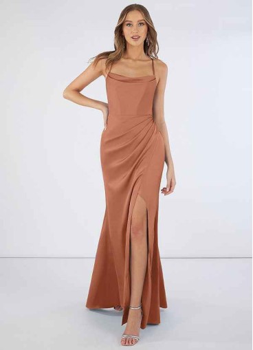 Syekd Marzia Stretch Satin Dress