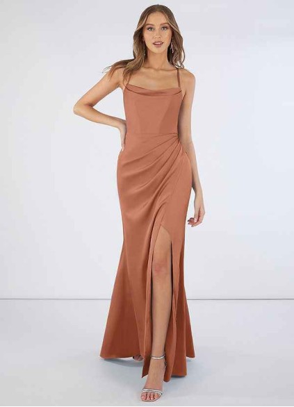 Syekd Marzia Stretch Satin Dress