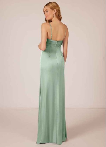 Syekd Linia Stretch Satin Dress
