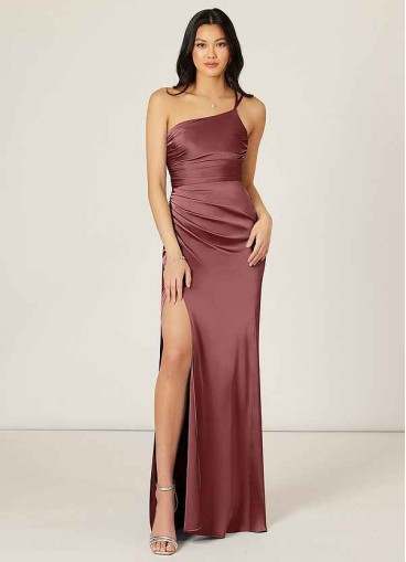Syekd Eren Stretch Satin Dress