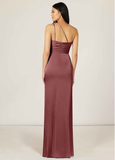 Syekd Eren Stretch Satin Dress