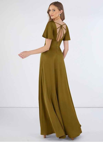 Syekd Lani Stretch Satin Dress Syekd Lani Stretch Satin Dress
