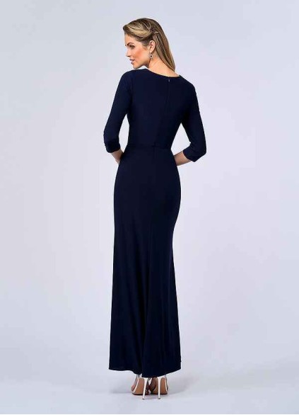 UpStudio Pleated V-Neck Jersey Gown UpStudio Pleated V-Neck Jersey Gown