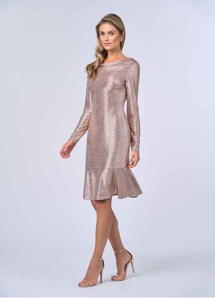 UpStudio Metallic Foiled Shift Dress UpStudio Metallic Foiled Shift Dress