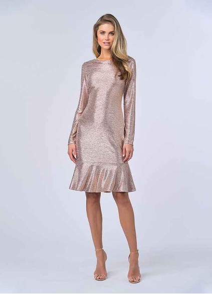 UpStudio Metallic Foiled Shift Dress UpStudio Metallic Foiled Shift Dress