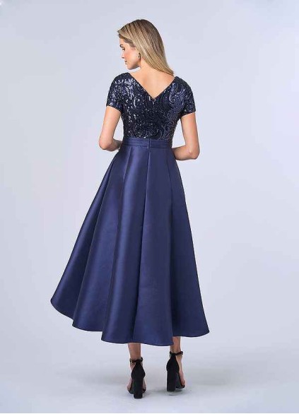 UpStudio Sequin Bodice and Mikado Skirt Dress UpStudio Sequin Bodice and Mikado Skirt Dress