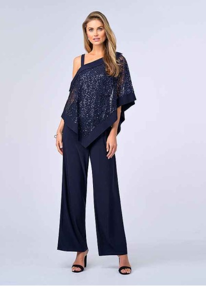 UpStudio One Shoulder Sequin Top and Pant Set UpStudio One Shoulder Sequin Top and Pant Set