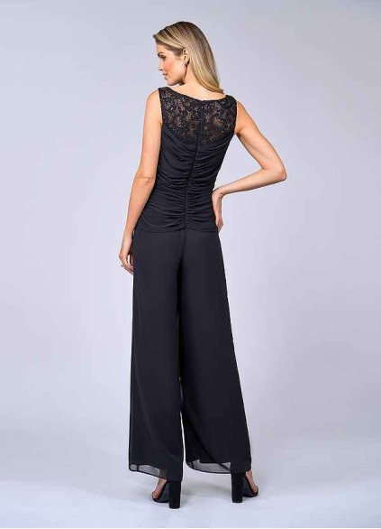 UpStudio 2-PC Sequin Lace Pantsuit and Jacket UpStudio 2-PC Sequin Lace Pantsuit and Jacket