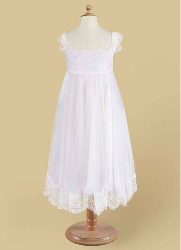 Syekd Guava Flower Girl Dress