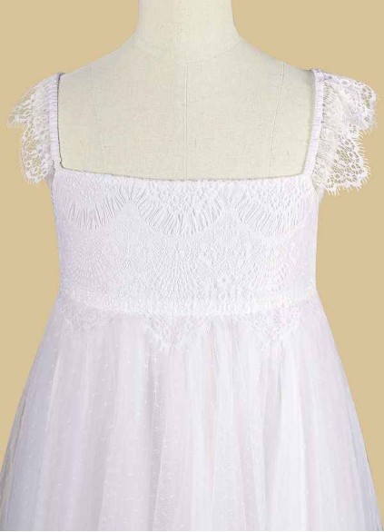 Syekd Guava Flower Girl Dress Syekd Guava Flower Girl Dress
