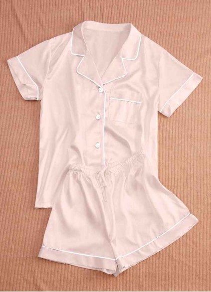 Amber Satin Pajama Set Amber Satin Pajama Set