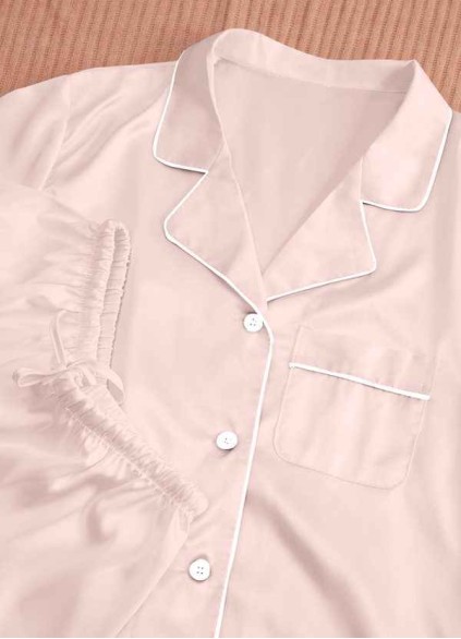 Amber Satin Pajama Set Amber Satin Pajama Set