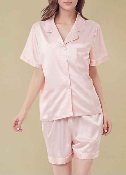 Amber Satin Pajama Set Amber Satin Pajama Set