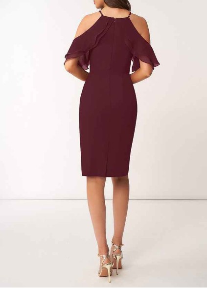 AZ Occasions So Lovely Chiffon Midi Dress AZ Occasions So Lovely Chiffon Midi Dress