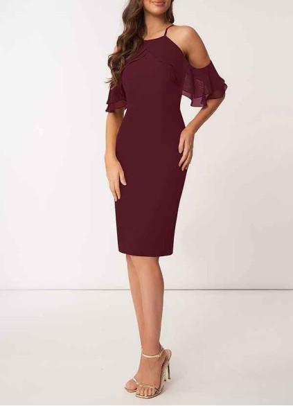 AZ Occasions So Lovely Chiffon Midi Dress AZ Occasions So Lovely Chiffon Midi Dress